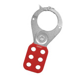 鋼製安全鎖鉤 安全鎖具扣環 六孔鎖具 六孔鎖鉤 安全褡褳 14719 - 紅色40x128mmΦ38mm