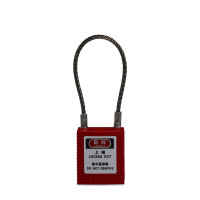 鋼纜線安全掛鎖(紅色)小鎖孔專用線掛鎖 纜線掛鎖 14685 - 紅色15*3.2*1cm 鋼纜線安全掛鎖(紅色)小鎖孔專用線掛鎖 纜線掛鎖 14685 - 紅色15*3.2*1cm