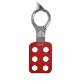 防火花鋁製安全鎖鉤（小號）六孔鎖鉤 六孔安全扣環 14722 - 紅色鎖鉤Φ25mm