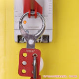 防火花鋁製安全鎖鉤（小號）六孔鎖鉤 六孔安全扣環 14722 - 紅色鎖鉤Φ25mm