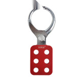 防火花鋁製安全鎖鉤（大）安全鎖具扣環 六孔鎖鉤 14723 - 紅色鎖鉤Φ38mm