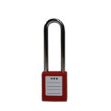 長桿工程塑膠安全掛鎖（紅）長梁彩色安全掛鎖 上鎖掛牌 14664 - 紅色6*7.6*1cm