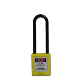 長梁絕緣安全掛鎖（黃）長桿尼龍安全掛鎖 彩色安全掛鎖 14679 - 黃色130x38xΦ6mm