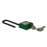 長梁絕緣安全掛鎖（綠）長桿絕緣掛鎖 聚酯安全掛鎖 14681 - 綠色130x38xΦ6mm