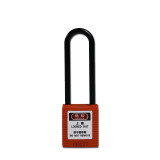 長梁絕緣安全掛鎖（橘色）長桿尼龍絕緣安全掛鎖 電氣櫃掛鎖 14683 - 橙色130x38xΦ6mm