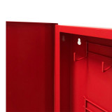 鎖具管理箱（空箱）鎖具存放箱 鎖具收納箱 金屬存放櫃 14733 - 紅色400×465×55mm