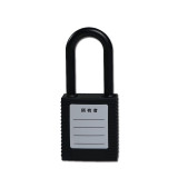 絕緣安全掛鎖（黑色）電氣開關專用絕緣掛鎖 空開安全掛鎖 14675 - 黑色90x38xΦ6mm