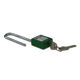 長桿聚酯安全掛鎖（綠）彩色LOTO安全掛鎖 長樑安全掛鎖 14667 - 綠色130x38xΦ6mm