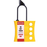 絕緣安全鎖鉤 絕緣扣環 尼龍搭扣鎖 塑膠絕緣扣環鎖鉤 14727 - 黃色61×106mmxΦ3mm