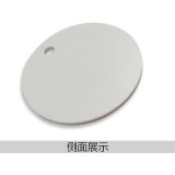 圓形空白塑膠吊牌 工廠標籤標記分類牌超市寄存牌鑰匙牌 紅色 塑膠鑰匙牌 100個裝 直徑50.8mm 14788 - 紅色Φ50.8mm