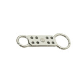 防火花鋁製雙頭安全鎖鉤 六孔鎖鉤 安全搭扣 停工扣環鎖鉤 14725 - 原色H149mm Φ25mm Φ38mm