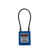 鋼線安全掛鎖（藍）鋼纜繩掛鎖 Lockout掛鎖 上鎖掛牌 14687 - 藍色Φ3.2mm×150mm