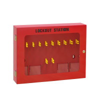 鎖具管理箱（空箱）掛鎖存放箱 掛鎖管理箱 掛鎖存放櫃 14739 - 紅色560×460×70mm