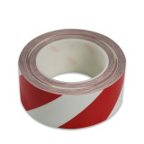 耐磨型劃線膠帶（紅色/白色）加厚型劃線膠帶 覆膜保護膠帶5cm×22m 15624 - 紅/白50mm×22m