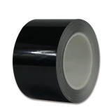 耐磨型劃線膠帶（黑）抗壓劃線膠帶 車間警示膠帶7.5cm×22m 15631 - 黑色75mm×22m