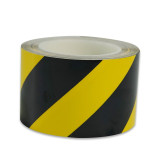 耐磨型劃線膠帶（黃色/黑色）虎紋警示膠帶 5S劃線膠帶7.5cm×22m 15632 - 黃/黑75mm×22m