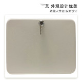 93位鑰匙箱 鋼製壁掛式鑰匙收納盒帶鎖 15460 - 灰白色300×240×80mm