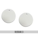圓形塑膠號碼吊牌（100個裝）φ29mm 白/黑 編號101-200 14771 - 白黑Φ29mm
