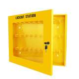 鎖具管理箱（空箱）鎖具存放箱 安全掛鎖管理箱 掛鎖櫃 14738 - 紅色560×460×70mm