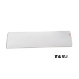 管路標識（熱水）10片裝 25×125mm 管路介質標識 14893 - 綠白25×125mm