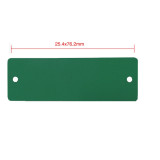 長方形空白塑膠吊牌（100個裝）25.4×76.2mm 綠色 14836 - 綠色50.8×50.8mm
