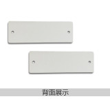 長方形空白塑膠吊牌（100個裝）25.4×76.2mm 綠色 14836 - 綠色50.8×50.8mm