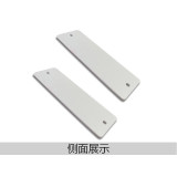 長方形空白塑膠吊牌（100個裝）25.4×76.2mm 黑色 14838 - 黑色31.8×31.8mm