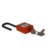 絕緣安全掛鎖（橘色）聚酯安全掛鎖 尼龍絕緣安全掛鎖 14676 - 橙色Φ6mmH38mm