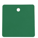 方形空白塑膠吊牌（100個裝）31.8×31.8mm 綠色 14806 - 綠色31.8×31.8mm
