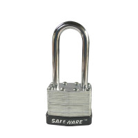 長樑鋼製千層安全掛鎖（黑色）LOTO掛鎖 鋼製掛鎖 鎖頭 14716 - 黑色鎖梁Φ6mm鎖體長37mm鎖桿長度52mm