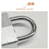 鋼製千層安全掛鎖（橘色）加標鎖定安全掛鎖 動力源鎖定掛鎖 14710 - 橙色鎖梁Φ6mm鎖體長37mm鎖桿長度25mm