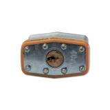 長樑鋼製千層安全掛鎖（橘色）LOTO掛鎖 長桿鋼製千層鎖 14717 - 橙色鎖梁Φ6mm鎖體長37mm鎖桿長度52mm