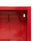 鋼製鎖具管理箱（套裝）安全鎖具箱套裝 安全鎖具站 14735 - 紅色400×465×55mm