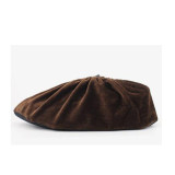 絨布防滑底鞋套（10雙裝）棕色 加厚絨布鞋套 可重複使用布鞋套 機房潔淨鞋套 13750 - 棕色絨布