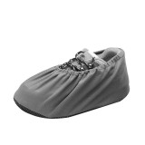 網布防滑底鞋套 室內布鞋套 無塵車間樣品屋居家腳套 10雙裝深灰色 13753 - 深灰色網眼布