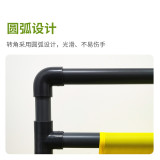 折疊布圍籬（工作進行中 禁止入內）黃色 施工警示護欄 電梯維修圍籬 13764 - 黃色970x580mm