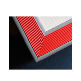 PVC樓梯包邊防滑條 辦公學校疏散通道 大理石階梯止滑條 紅灰寬5cm長25m 13860 - 紅間灰2cmx25mx3mm