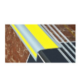 PVC樓梯包邊防滑條 辦公學校疏散通道 大理石階梯止滑條 黃灰寬5cm長25m 13861 - 黃間灰5cmx25mx3mm