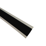 PVC樓梯包邊防滑條 辦公學校疏散通道 大理石階梯止滑條 黑灰寬5cm長25m 13863 - 黑灰2cmx25mx3mm