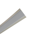 PVC樓梯包邊防滑條 辦公學校疏散通道 大理石階梯止滑條 灰色寬5cm長25m 13864 - 灰色2cmx25mx3mm