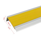 鋁合金樓梯包邊防滑條（黃色）長度1.5m 階梯踏步防滑條 學校樓梯階梯包邊防滑條 13867 - 黃色150*4.5*1.8cm