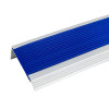 鋁合金樓梯包邊防滑條（藍）長度1.5m 樓梯階梯收邊防滑條 幼兒園樓梯彩色防滑條 13868 - 藍色4.5x1.8cmx1.5m