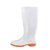 高筒雨靴 廚房清潔防滑工作雨鞋 白色 45碼 - 白色45