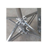 電力安全圍網支架 電力安全圍網傘式支架 電力施工不鏽鋼安全圍網支架 警示隔離網支架 13932 - 本色H1.2m