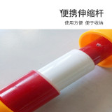 預埋式絕緣伸縮圍籬桿 變電站絕緣地樁網桿 電力絕緣圍籬桿 預埋式絕緣伸縮地樁 13933 - 紅白相間長度1.2m