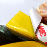 管狀警告防撞棉（2支裝）Φ69*500mm 管道包裹防撞棉 黃黑警示管狀防撞棉 管道防撞棉 13975 - 黃黑條紋69x49x500mm