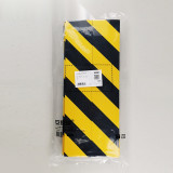 警示防撞棉（10個裝）10*50*1cm 黃/黑 PU海綿防撞棉 黃黑警示防撞海綿 防撞緩衝棉 13976 - 黃黑色100*500*10mm