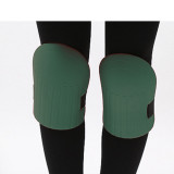 工業抗疲勞護膝（5副裝）墨綠色 加厚抗疲勞護膝 園藝工護膝 EVA緩衝減震護膝 勞保用品 13838 - 墨綠色19x15x1.3cm