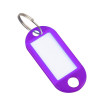 塑膠鑰匙牌（100個裝） 紫色 鑰匙管理箱鑰匙牌 彩色分類鑰匙牌 可書寫編號鑰匙牌 13415 - 紫色5x2.3cm