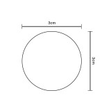 ROHS標籤（480片裝）Φ3cm 銅版紙不乾膠 歐盟認證標籤 ROHS環保標章 歐盟綠色環保標誌 13555 - 綠色Φ30mm